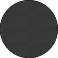 thumbnail image 1 of Ahgly Company Indoor Round Patterned Midnight Gray Area Rugs, 6' Round, 1 of 6