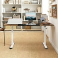 thumbnail image 4 of Gymax Electric Standing Desk 55'' x 28'' Sit Stand Desk w/ Cable Management Hole Natural, 4 of 10