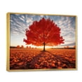 thumbnail image 2 of Designart Tree Maple framed wall art decor, Tree Maple framed wall Art, Light Through Orange Maple Tree Euphony , Extra large Traditional Gold framed wall art, 32x16 inches Gold Frame, 2 of 5