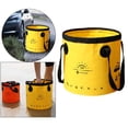 thumbnail image 3 of de agua plegable, plegable Contenedor de almacenamiento portátil para acampar para viajes, senderismo, paseos en bote, jardinería 20L DYNWAVEMX  cubo plegable, 3 of 8
