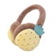 thumbnail image 1 of Auriculares ajustables para mujer en colores frutales, diseño de macarons, ideales para invierno, tamaño único, modelo piña., 1 of 6
