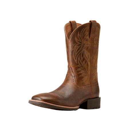 Ariat Men's Sport Western Saddle Vamp Fiddle Brown Boots
