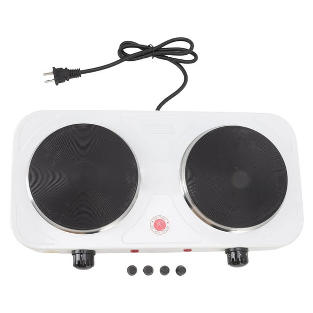 Double Heating Plate Stove, US Plug 110V Electric Stove 2000W Overheat Protection For Kitchen