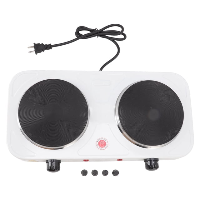 Portable Electric Stove,Electric Stove 2000W Double Kitchen Appliance Double Heating Plate Electric Stove Top-Notch Performance