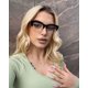 thumbnail image 5 of Gafas de sol transparentes con montura ancha anti-luz azul: rosa translúcido, nuevas gafas de sol retro, tendencia Premium Feeling, 5 of 5