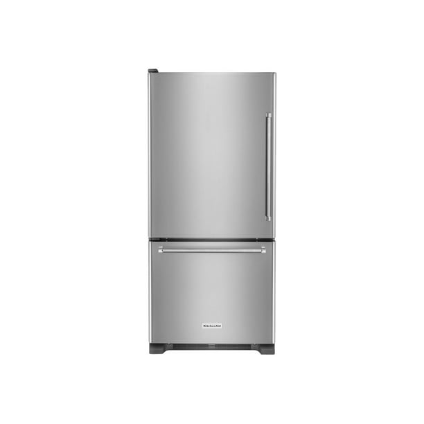 KitchenAid KRBL109ESS Refrigerator/freezer bottomfreezer width