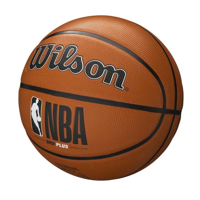 Wilson NBA DRV Plus Outdoor Basketball, Brown, 28.5 In