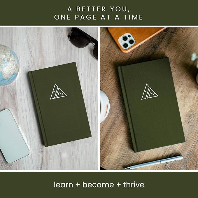 Daily Journal for Men - Gratitude Journal Notebook - Reflection Journal for Mindfulness