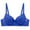 Blue Bra for Women, variant on AINIYS Secure Fit Bra for Women Wireless Thin Fabric Bralettes Cleavage Bra Bralette Soft Cup Bra Breathable Everyday Bras Lift and Support Push-Up Bra Blue 38