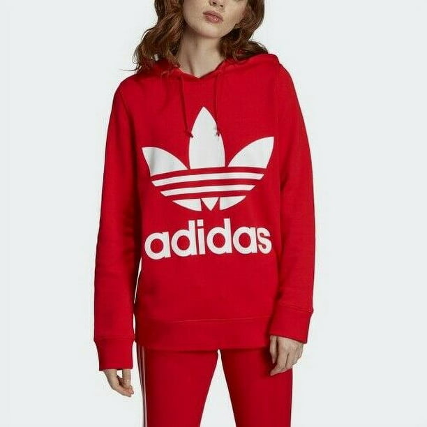 Adidas Originals V-Day Women's Trefoil Hoodie FH8563 - Walmart.com