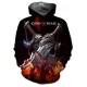 thumbnail image 2 of Nuevas sudaderas con capucha con estampado 3D del juego God Of War, sudaderas con gráficos de Kratos, ropa de calle de moda para niños, sudadera con capucha genial, jersey Harajuku, 2 of 5