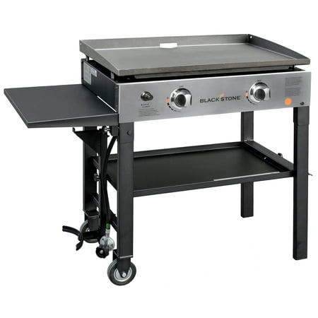 Blackstone 2-Burner 28  Griddle Cooking Station with Stainless Steel