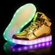 thumbnail image 3 of Zapatos para niños con luz Led colorida, zapatos con lámpara superior alta para primavera y otoño, deportes informales para niños y niñas, 3 of 5