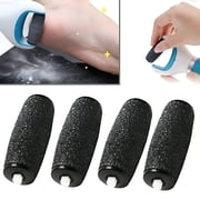XIRQI 2026 New 4Pcs Coarse Replacement Refill Roller Head for Electric Pedicure Foot File Tools,For Home Use,Pedicure Care,Dry Skin Removal,Foot Exfoliation,Foot Care Treatment