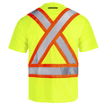 thumbnail image 3 of JORESTECH Hi-Vis X-Back, Short-Sleeved, Two-Toned Work Safety T-Shirt, TS-14 (Yellow, L), 3 of 9