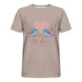 thumbnail image 3 of Jinhomg Mens Fashion T Shirts 2025 Valentine's Day Themed Graphic Tees Big and Tall Comfy Short Sleeve Crew Neck Holiday Tops Casual Daily Wear Khaki XXXL, 3 of 4