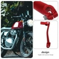 thumbnail image 3 of FUTUREORYY 1Pcs Red Aluminum Motorcycle Shift Gear Lever for Riders Smooth Shifting 6.1x2.2x1.4in, 3 of 8