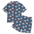 thumbnail image 4 of Tfken Halloween Boys Pajamas Sets Sleepwear Nightwear Festival Halloween Print Comfortable Pajamas Set Homewear Summer Fashion Classic Loungewear Outfit Size 2-3 Years Blue, 4 of 4
