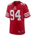 thumbnail image 2 of Men's Nike Yetur Gross-Matos  Scarlet San Francisco 49ers Team Game Jersey, 2 of 6