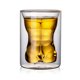 thumbnail image 1 of Vaso de vidrio con forma de cuerpo de hombre, vaso de chupito de cerveza, whisky, doble capa, para fiestas, reuniones, bares, 1 of 13