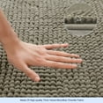 thumbnail image 7 of Subrtex Chenille Bathroom Rugs Soft Non-Slip Super Water Absorbing Shower Mats, 24"x60", Taupe Brown, 7 of 7