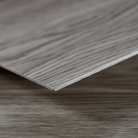 Lucida USA Luxury Vinyl Plank Flooring Peel and Stick Floor Tile  Grayscale 12 Pcs