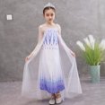 thumbnail image 5 of Vestido de princesa Frozen para niñas de primavera, vestido blanco, vestido de actuación para cumpleaños y Halloween, 5 of 5