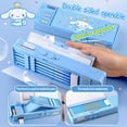 thumbnail image 3 of Sanrio Cinnamoroll Multifunction Pencil Case Large Capacity Pencil Box Coded Lock Students'Supply Children New Term Gift Genuine, 3 of 5