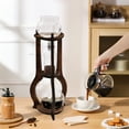 thumbnail image 4 of Iced Coffee Cold Brew Drip Tower Coffee Maker Wooden 6-8 cup for Making Delicious Cold Extracted Coffee At Home, In Coffee Shops, Cafes, And Offices, 4 of 12