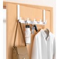 thumbnail image 1 of Chauncey Home Ganchos Para Colgar Sobre La Puerta Con Brazos Extendidos Para Puertas De 1 3/8 Pulgadas L7U – Perchero Accesorios De Baño Y Soporte Organizador De Toallas Para Abrigo, Bata Y Sombrero –, 1 of 5