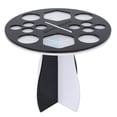 thumbnail image 2 of Brush Drying Rack, Hole Pad Stable Structure Makeup Brush Drying Rack Black White  For Makeup Salon, 2 of 8