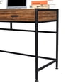 thumbnail image 4 of Hassch Computer Desk, Writing Table for Home Office Small Spaces 41 inches Workstation PC Laptop Desks, Vintage Wood Color, 4 of 8