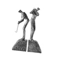 thumbnail image 4 of Golfing Statue Golfers Bookend Iron Bookend acabado de golf Bookends Resin Figurine para Navidad Día del Día del Niño Decoración de la oficina, 4 of 9