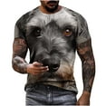 thumbnail image 6 of Gamivast Unisex Funny Dog 3D Printed Cute T Shirt Graphic Short Sleeve Tee Gray L My Order History Online Placed Recently by Me Delivery Status, 6 of 8
