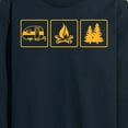 thumbnail image 3 of Instant Message - Camping Panels - Men's Long Sleeve T-Shirt, 3 of 6