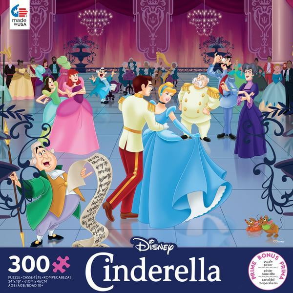 Ceaco - Disney - Cinderella - 300 Piece Oversized Jigsaw Puzzle