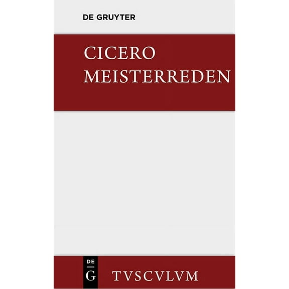 Sammlung Tusculum Meisterreden, (Hardcover)