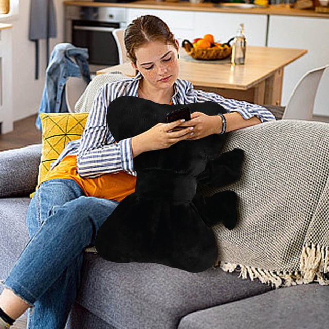 Shaped Lumbar Backrest Pillow Ergonomic Neck Support Cushion,Soft Comfortable Supportive Multi Functional Decorative Pillow, Washable Cushion for Office Chair Sofa Bed Car Seat Home Leisure Daily Use