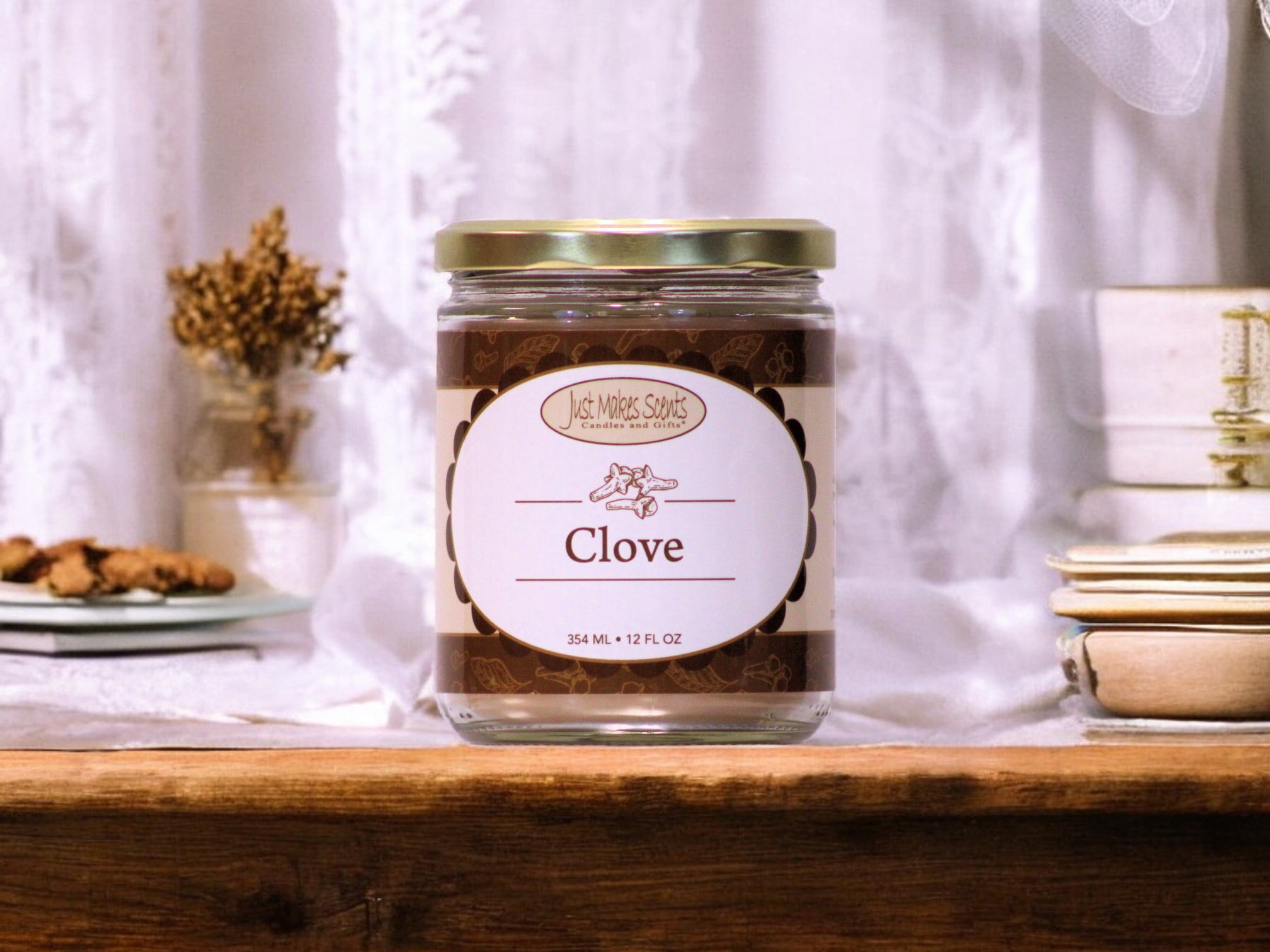 Clove Salsa Jar Candle 12oz -Just Makes Scents Candles & Gifts