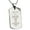 Silver, variant on Stainless Steel Faith Hope Love 1 Corinthians 13:13 Dog Tag Pendant Necklace