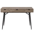 thumbnail image 3 of Coaster Bureau d'Écriture en Bois avec Tiroir Raine en Bois Flotté Rustique et Bronze Foncé, 3 of 8