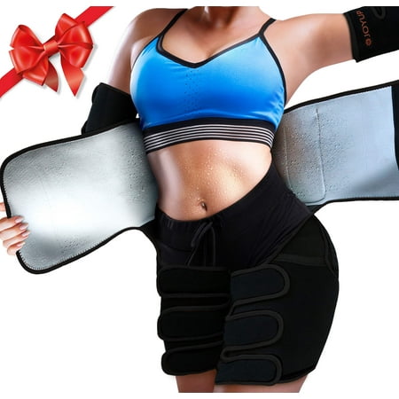 

JOYUP Pro Waist Thigh Trainer + Arm Trimmers - Premium Nano Silver Waist Trainer Waist Trimmer Thigh Trimmer Butt Lifter