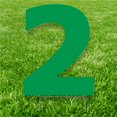 thumbnail image 1 of Advanced Graphics 3309 20 x 15 in. Number 2 Yard Sign, Green, 1 of 1