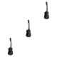 thumbnail image 5 of Guitarra acústica Mini 21 pulgadas 6 cuerdas Greeniant instrumento musical regalo Negro, 5 of 6