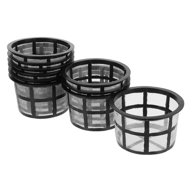 Black Plastic Sprayer Filter Replacement for Home Use Efficient Fine Mesh Filtration Protects Equipment 10pcs