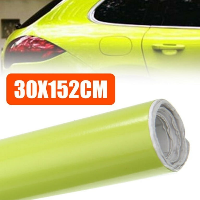 Yellow Permanent Vinyl - 12x11FT Yellow Adhesive Vinyl Roll for All  Cutting Machine, Permanent Outdoor Vinyl for Decor Sticker, Car Decal