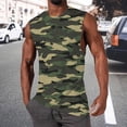 thumbnail image 4 of Workout Tank Tops for Men Camo Sleeveless T Shirts Summer Beach Lightweight Quick Dry Muscle Tops Camouflage L, 4 of 4