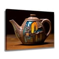 thumbnail image 2 of A Teapot Designed To Look Like An Urban Landscape Canvas Poster Bedroom Decor Sports Landscape Office Room Decor Gift,Frame-style,08x12inch(20x30cm), 2 of 8