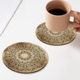 thumbnail image 3 of HEVIRGO 1PC Sous-Verres Ronds Sous-Verres Résistant à la Chaleur Sous-Verres Imperméables Sets de Table Polyvalents pour les Boissons Bar Accessoires de Table à la Maison, 3 of 10