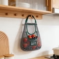 thumbnail image 6 of Hanging Mesh Produce Storage Bag for Onions Garlic Potatoes – Breathable Wall Mounted Kitchen Organizer with Compartments, 6 of 6